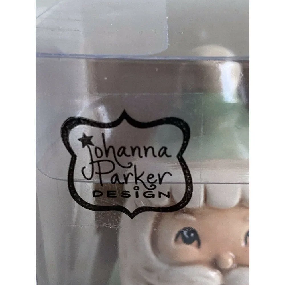 Johanna Parker Design Christmas  Mr & Mrs. Claus Santa Salt & Pepper Shakers New